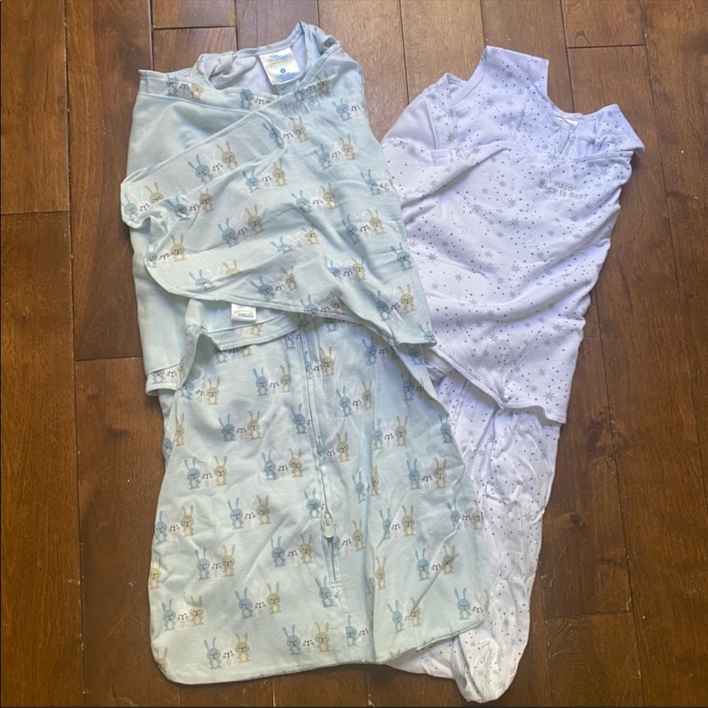Halo Sleep Sack 3-6 months Swaddles x 2
